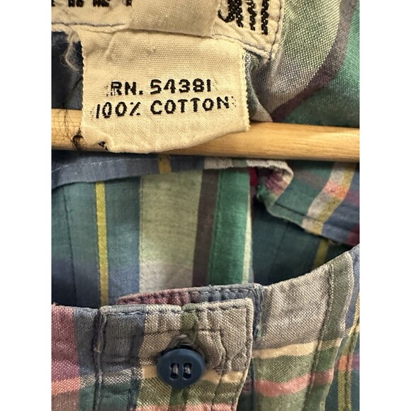 Vintage Matti Sport Pastel Plaid Cottage core PinTuck Midi 100% Cotton Dress‎ 10 - Picture 5 of 12